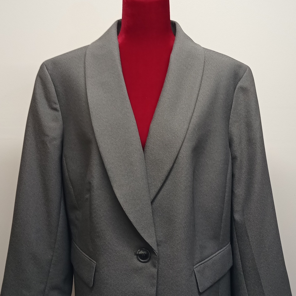 Le suit Woman Crepe One button Notch-collar Blazer/jacket plus size 18W - Picture 3 of 13